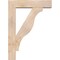 Ekena Millwork Funston Block Smooth Bracket w/ Offset Brace, Douglas Fir, 7 1/2"W x 32"D x 44"H BKT0806X32X44FST05SDF - alternate 3